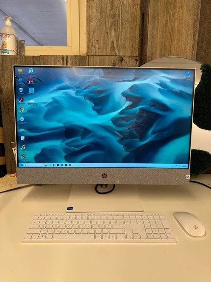 Ordinateur HP Pavilion blanc 27", I,5, 17 pouces ou plus, HP, Azerty
