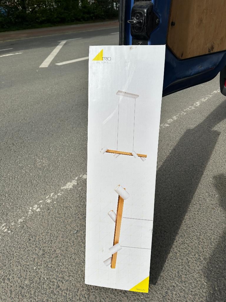 Lampe suspendue scandinave Trio Marley, Maison & Meubles, Enlèvement ou Envoi, Neuf, Bois, 75 cm ou plus