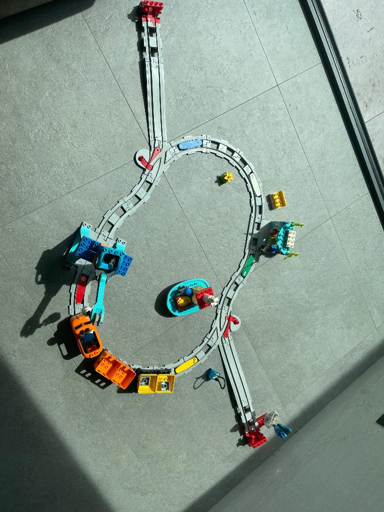 Duplo Goederentrein (10875), Kinderen en Baby's, Speelgoed | Duplo en Lego, Gebruikt, Ophalen of Verzenden, Duplo, Complete set