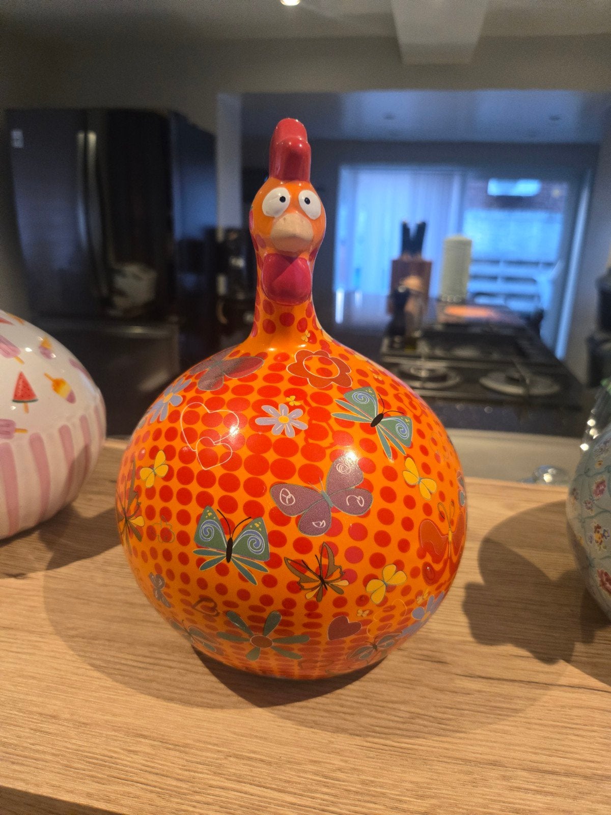 poule en ceramique, Enlèvement