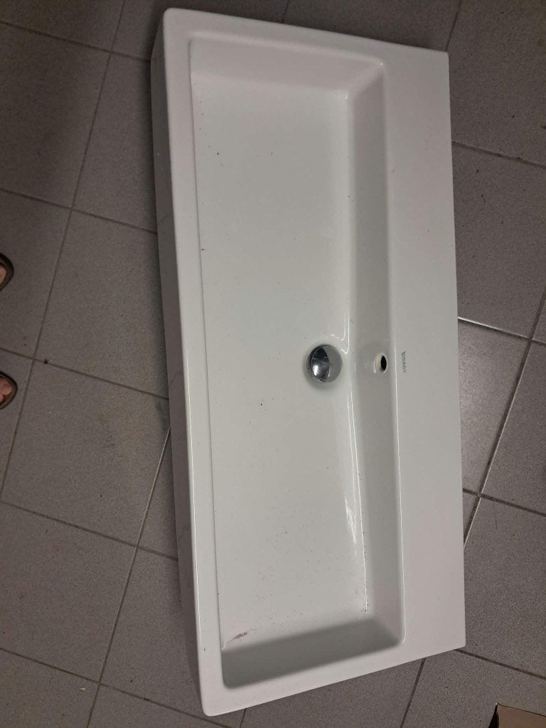 Wastafel Duravit, Bricolage & Construction, Enlèvement, Utilisé, Pierre, Lavabo