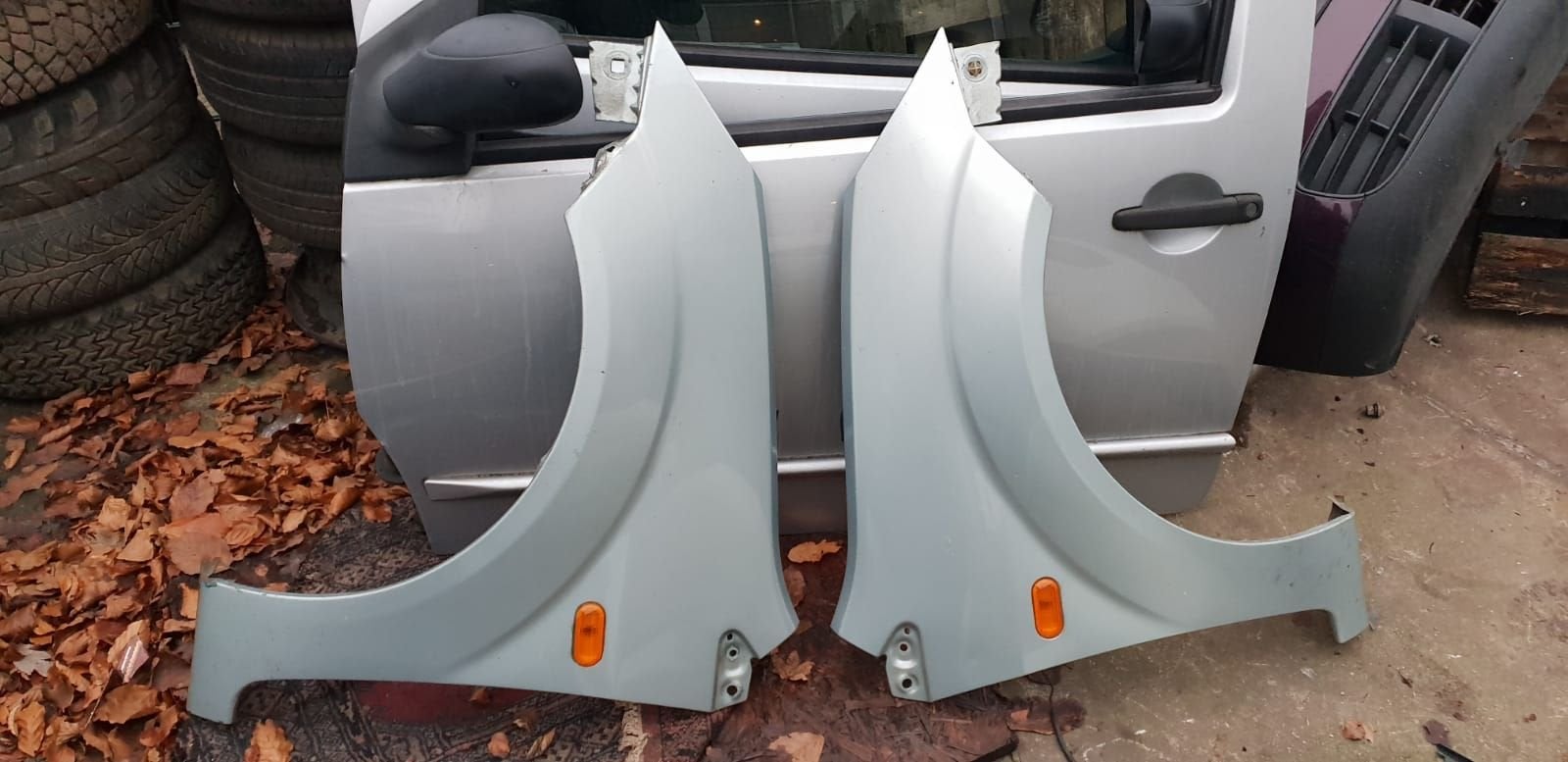 FORD FIESTA VOORSCHERMEN LINKS+RECHTS  BJ 2002 TOT 2007, -, Garde-boue, Utilisé, -