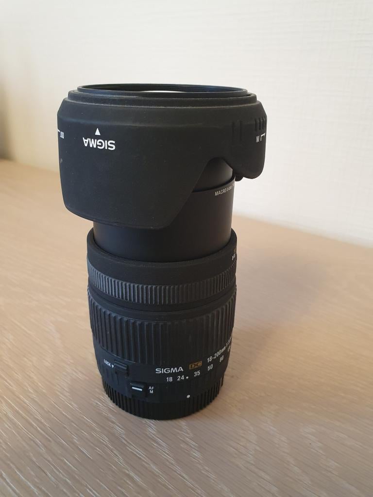 objectif SIGMA 18-200mm canon, Enlèvement ou Envoi, Canon