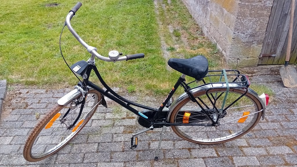 Oma fiets, Ophalen, Gebruikt, Terugtraprem