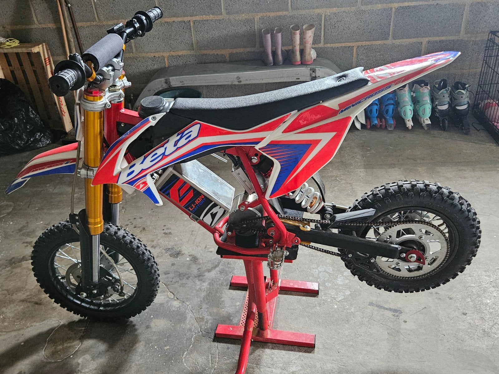 motocross, Ophalen
