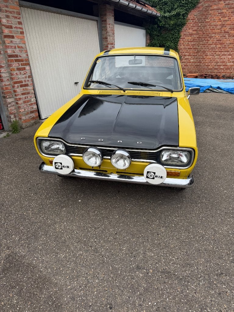 ZEER MOOIE FORD ESCORT 1300 GT, Autos, Cuir, Achat, Jaune, Boîte manuelle