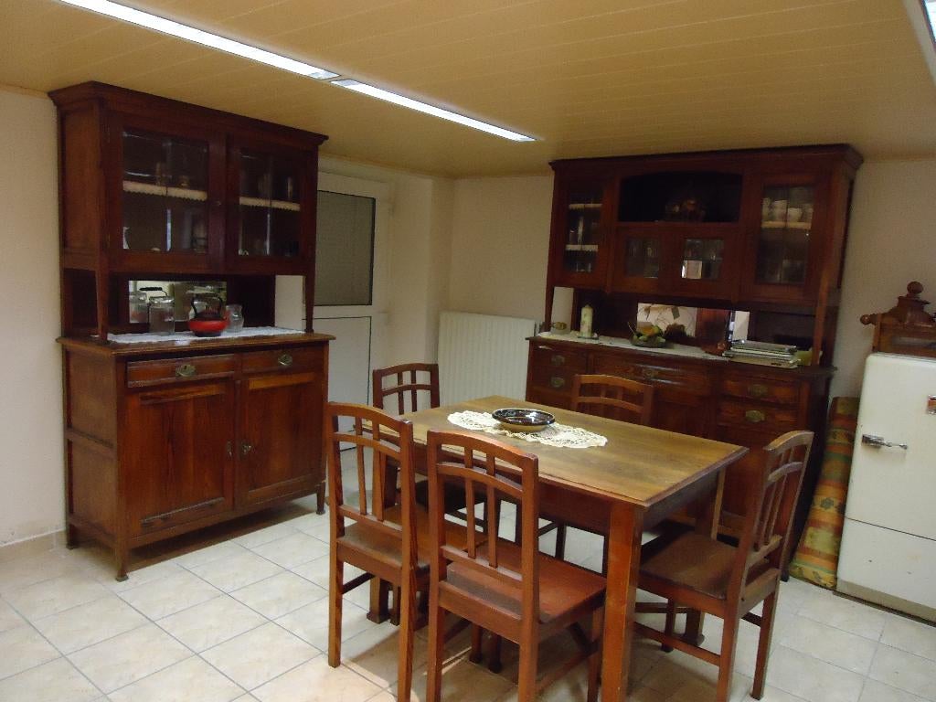 Salle à manger, Maison & Meubles, Salles à manger complètes, Enlèvement, Utilisé, Vintage, 4 à 6 chaises