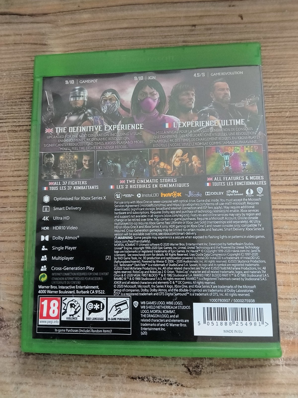 Mortal Kombat 11 Ultimate - Xbox One/Xbox Series, Games en Spelcomputers, Online, Vanaf 18 jaar, Vechten, 2 spelers