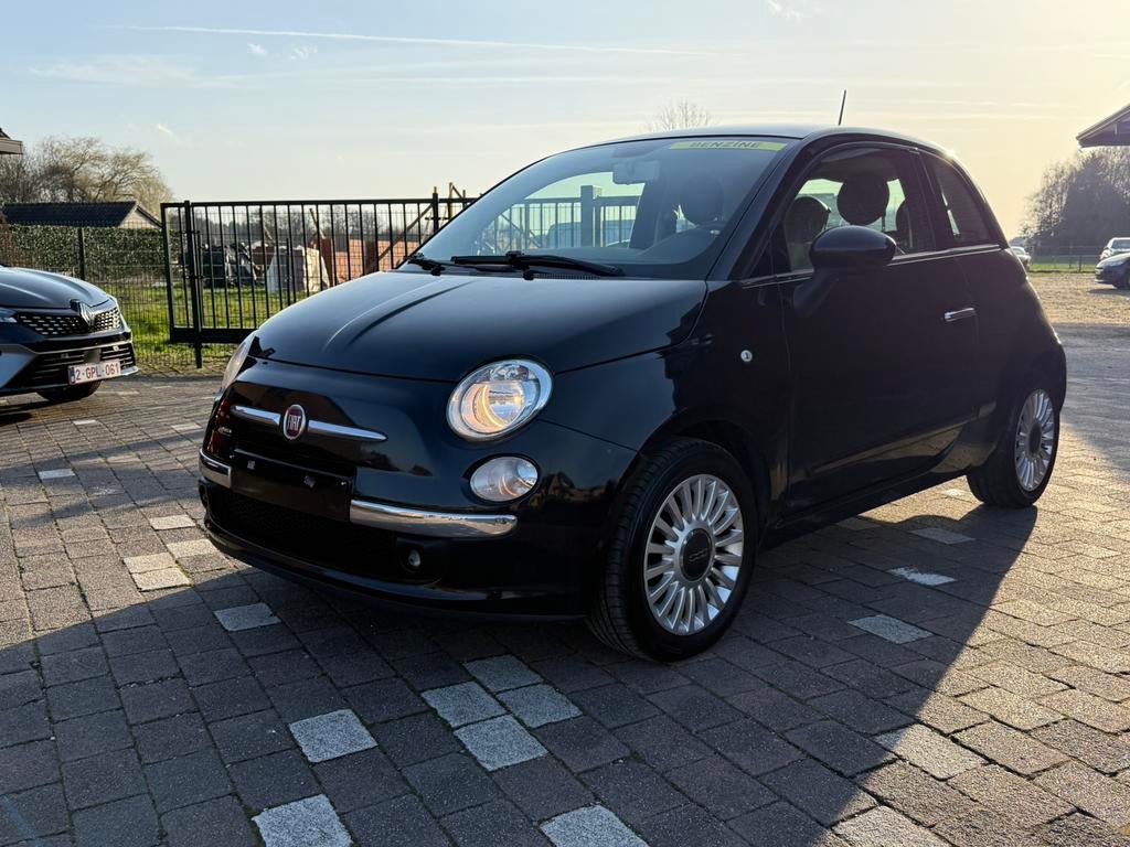 Fiat 500 1.2b bj 2013 gekeurd vvk, Auto's, Euro 5, Stof, Zwart, 4 cilinders