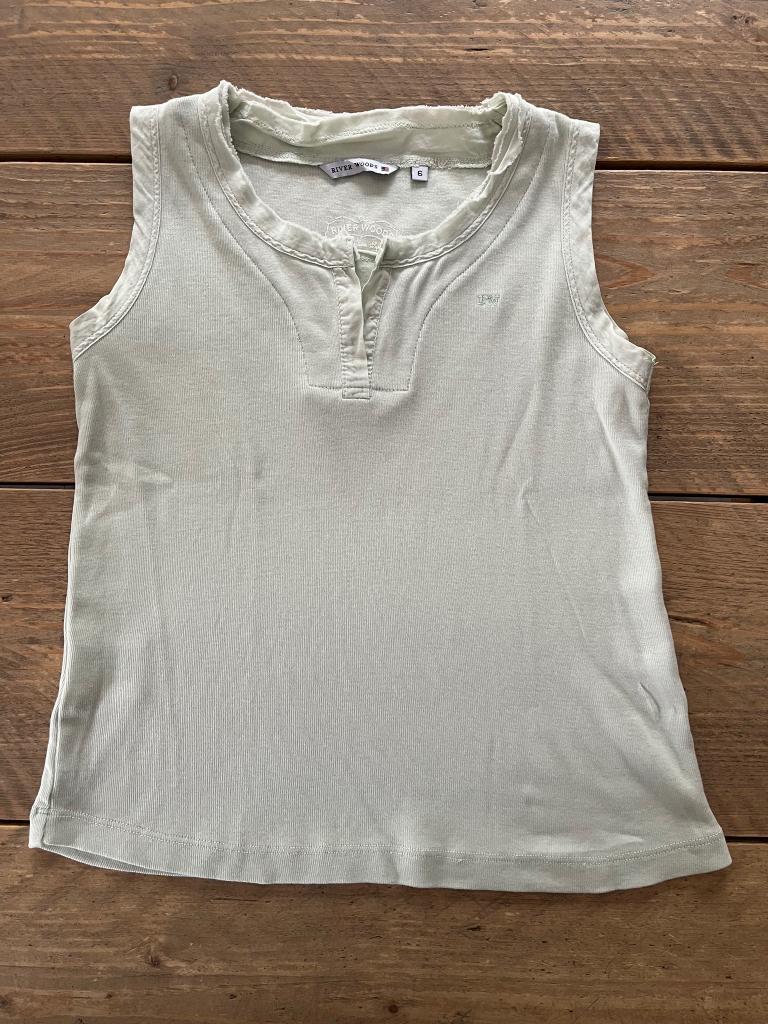 RIVER WOODS, top lichte munt 116 / maat 6, Ophalen of Verzenden, Zo goed als nieuw, Shirt of Longsleeve, River woods