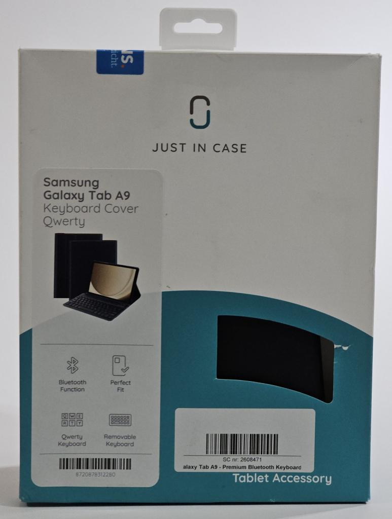 Just in Case Samsung Galaxy Tab A9 - Keyboard Cover | Retour, Lievelderweg 65, 7131 MB Lichtenvoorde, Nederland, Tab A9, Enlèvement ou Envoi