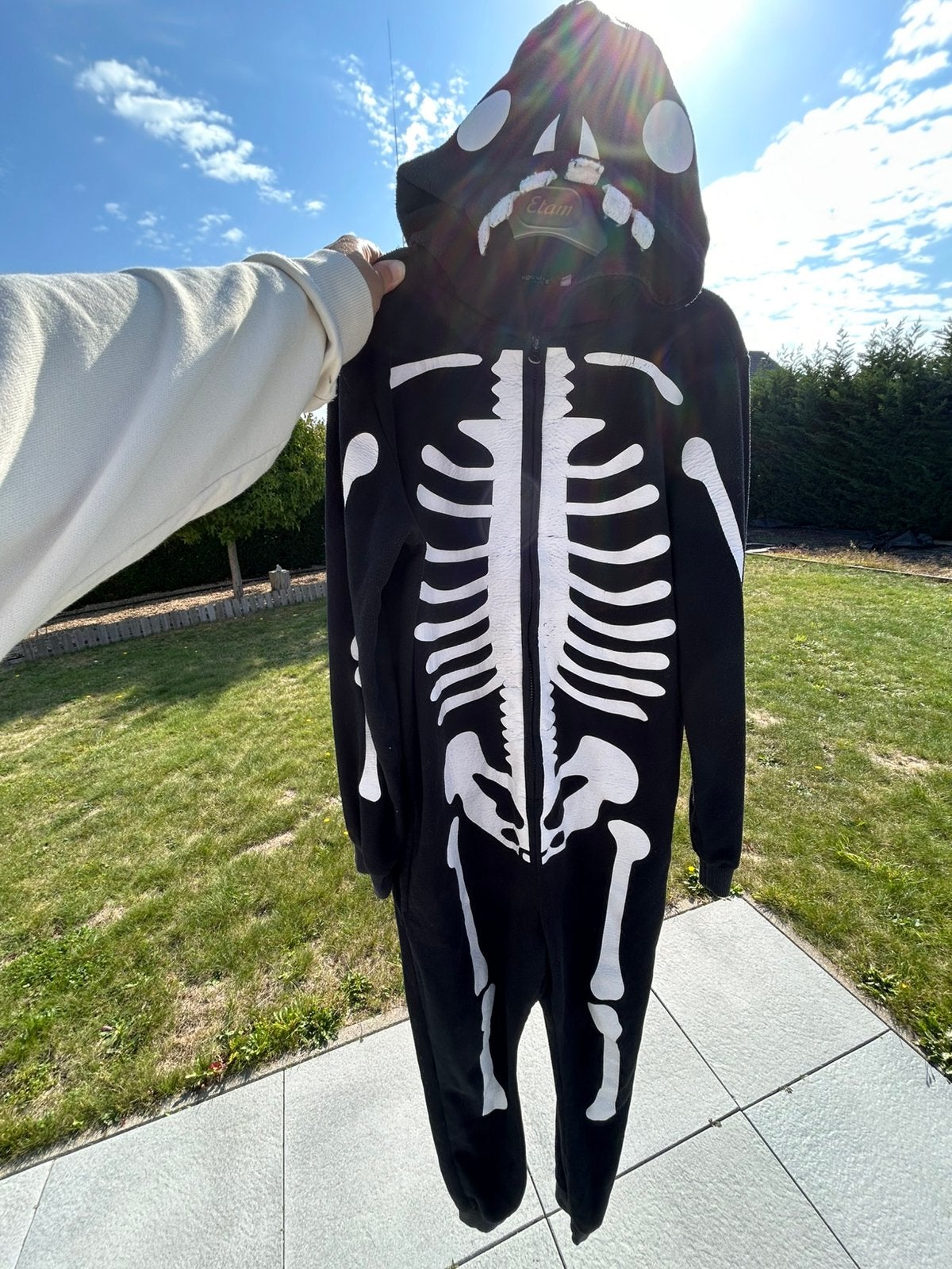 Onesie skelet / Halloween, Enlèvement ou Envoi, Utilisé