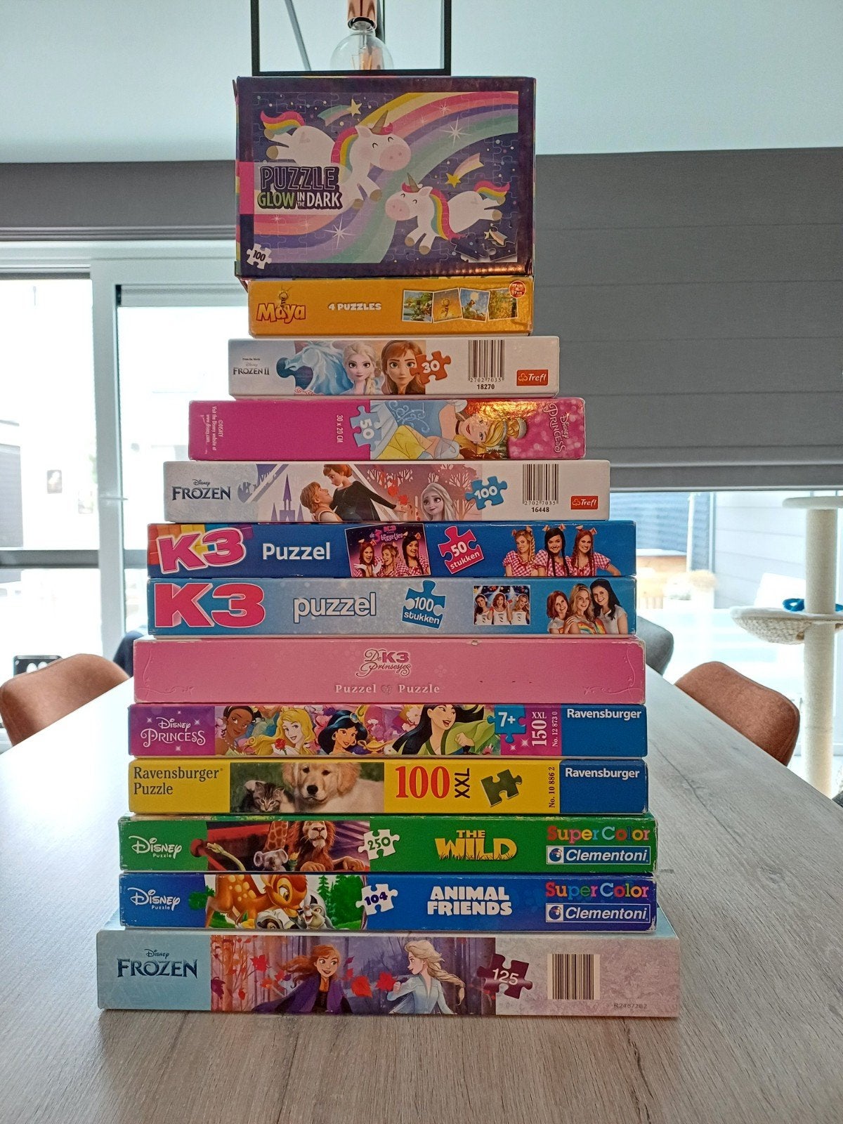 13 Puzzels..Disney..K3..Ravensburger..Maya, Enlèvement