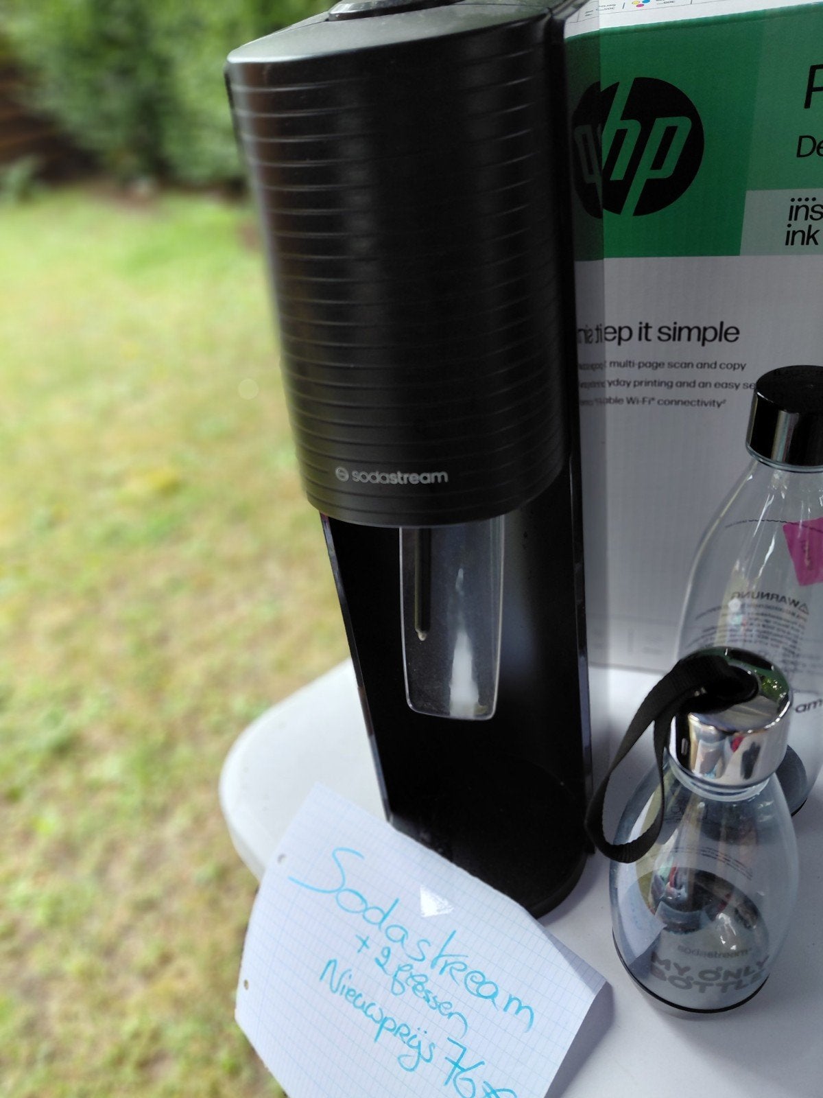 Sodastream inclusief 2 flessen, Ophalen