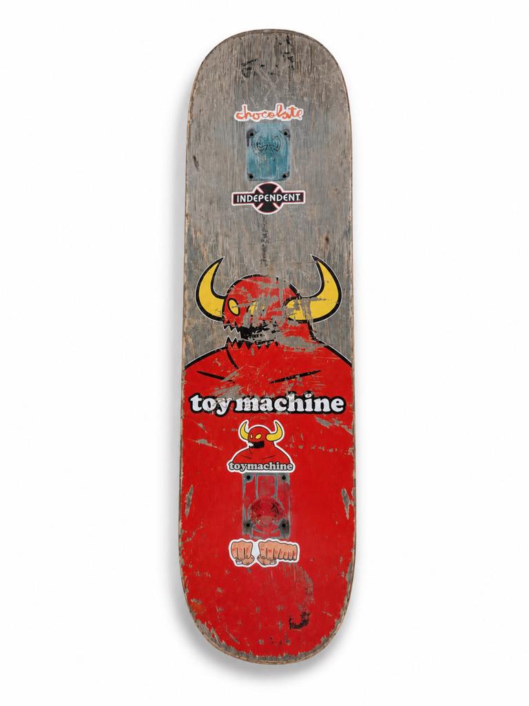 Toy Machine Skateboard 8.25 Red and Blue Monster Edition, Sports & Fitness, Skateboard, Utilisé, Skateboard, Enlèvement ou Envoi