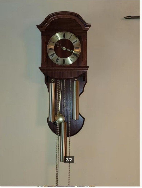 Houten wandklok, Enlèvement, Hermle, Horloge murale