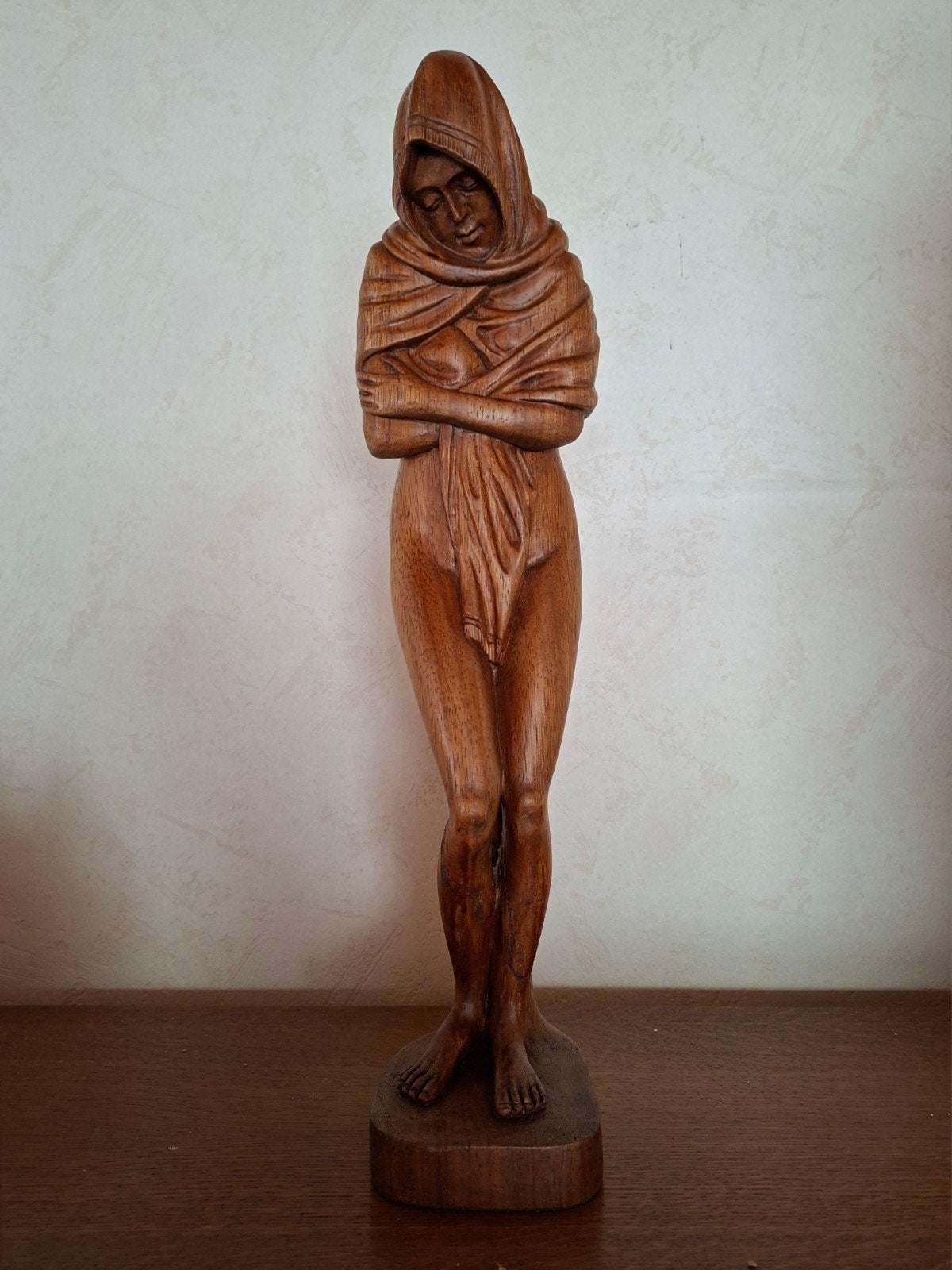 Statues en bois, Bois, Fait main, Enlèvement, 20 - 50 cm