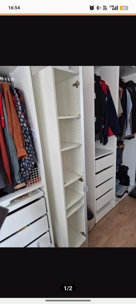 Witte Ikea kast in goede staat, Huis en Inrichting, Ophalen of Verzenden