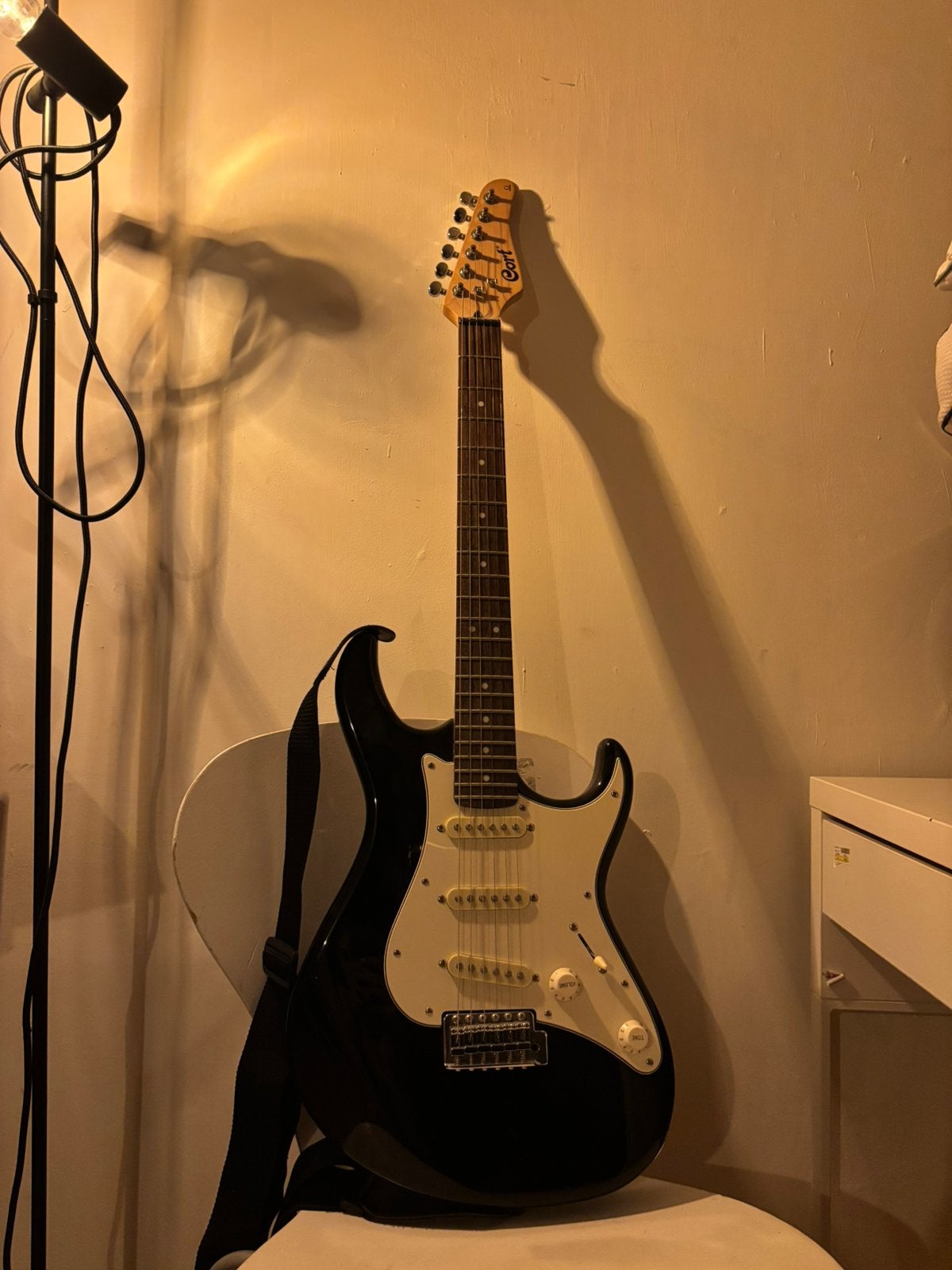 Cort G200 elektrische gitaar + hoes + leerboek, Muziek en Instrumenten, Ophalen, Zo goed als nieuw