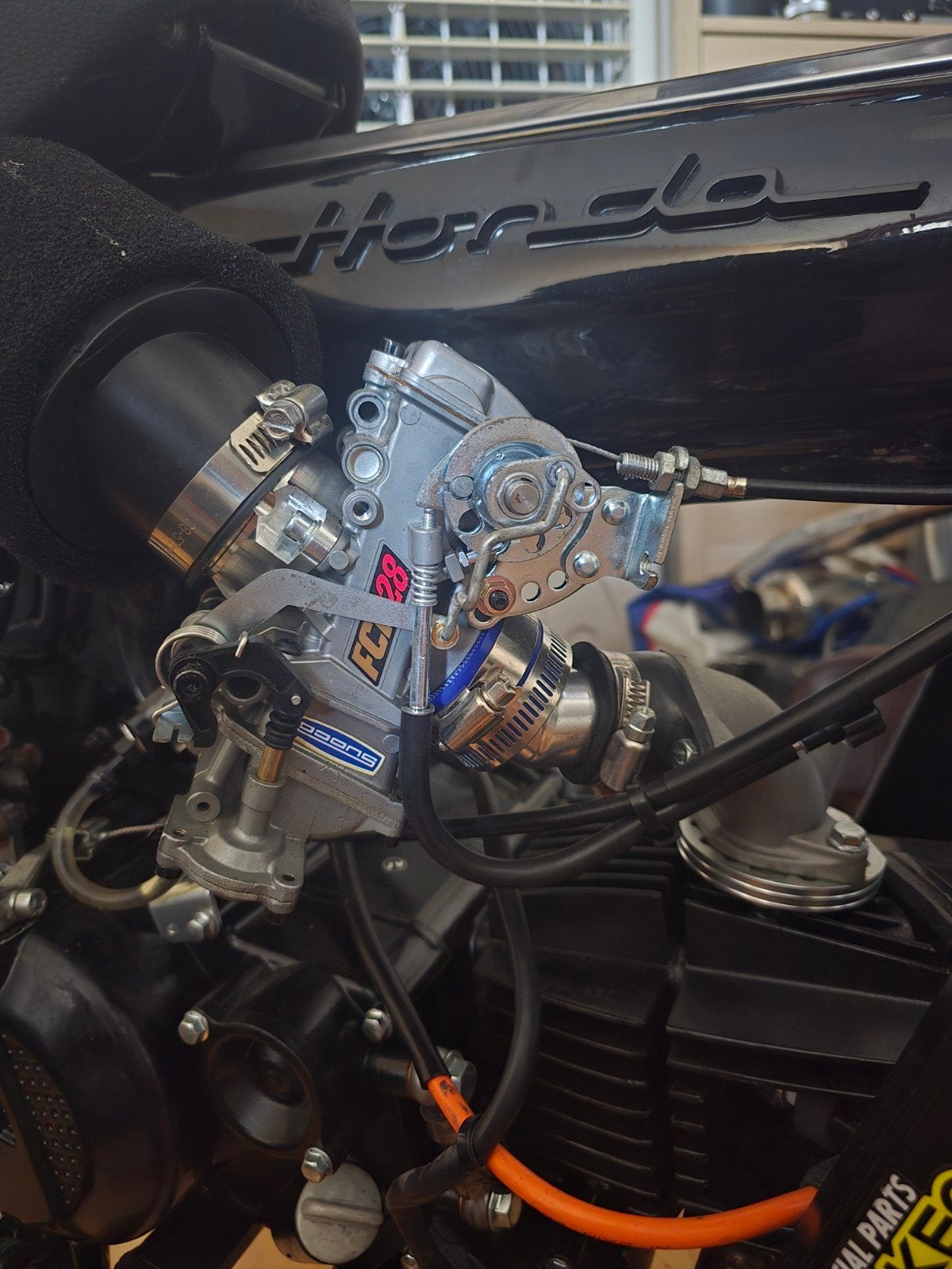 Keihin FCR 28, Enlèvement