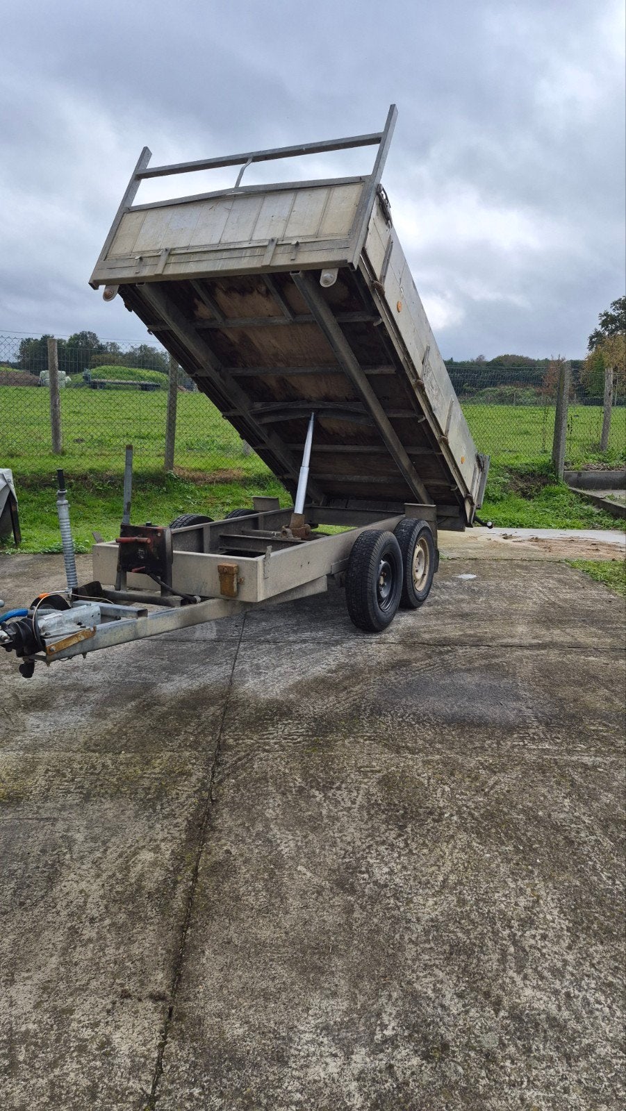 aanhangwagen dubbelasser Naki, Doe-het-zelf en Bouw, 100 liter of meer, Ophalen, Gebruikt, Transportkar