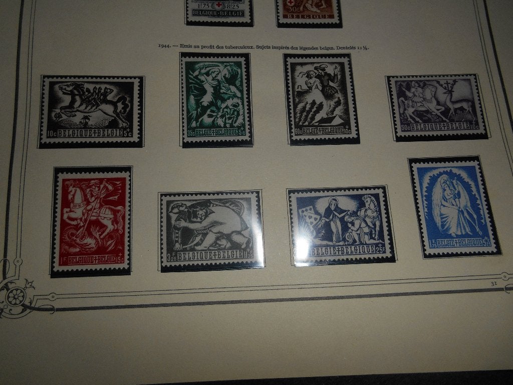 Série de 8 Timbres Belge 1944 " Tuberculose", Enlèvement ou Envoi