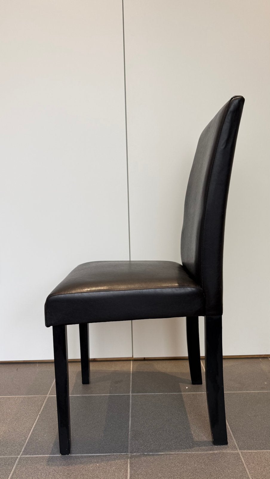 Set van 4 eetkamerstoelen, Ophalen, Zo goed als nieuw, Zwart, Vier