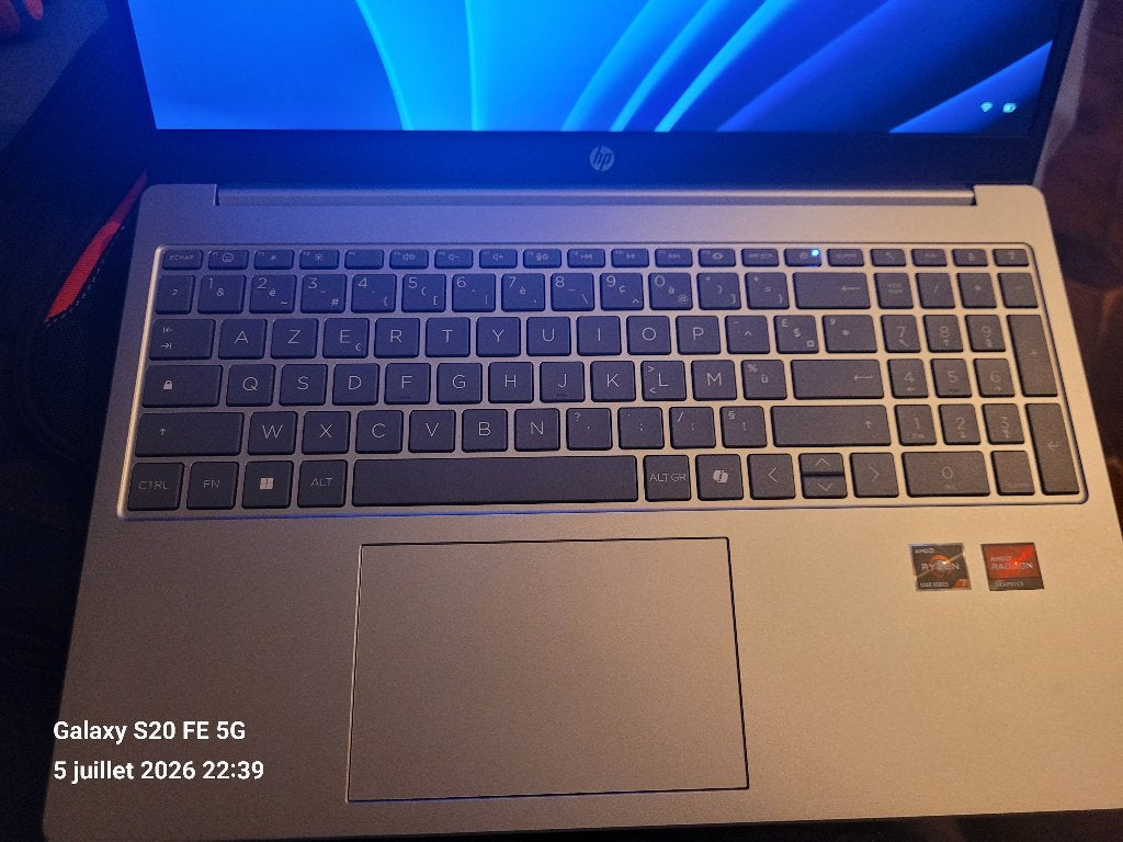 PC portable HP 15-fc0139nf, Computers en Software, Windows Laptops, Nieuw, 15 inch, Azerty, Ophalen