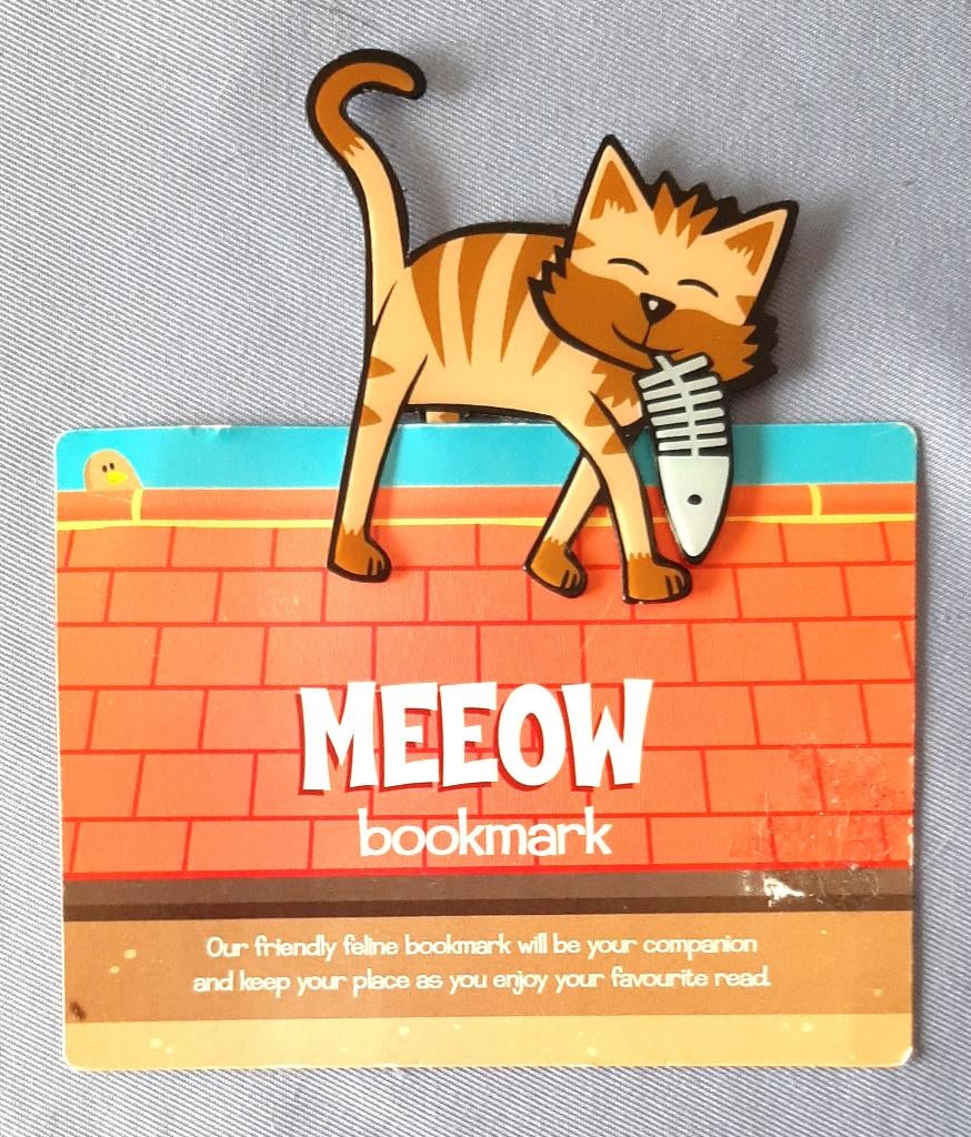 Twee leuke katten bladwijzers van "Meeow bookmark", Ophalen, Nieuw