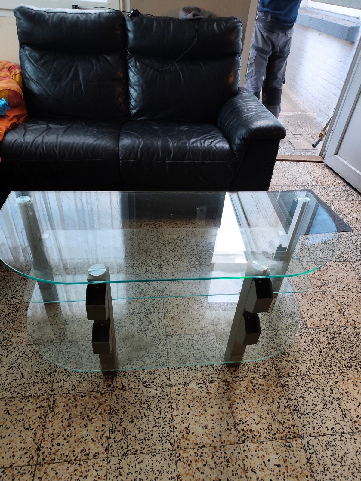 meuble en verre pour TV, Enlèvement, Verre