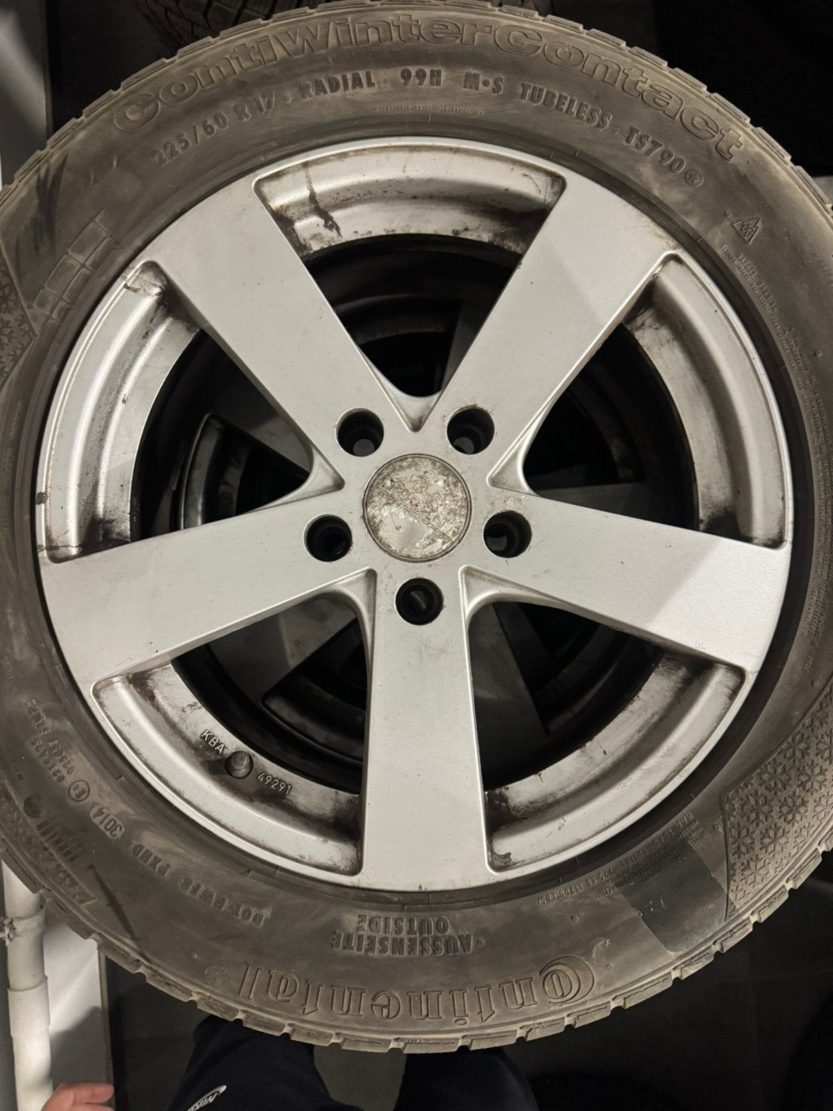 4 roues hiver BMW X3 F25 17” DEZENT 5x120, Autos : Pièces & Accessoires, Pneus hiver, Enlèvement, Pneu(s), 17 pouces