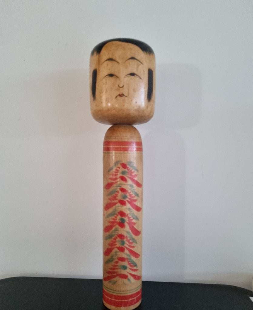 Mega Yamagata Kokeshi van Kobayashi 46 cm, Antiek en Kunst, Kunst | Niet-Westerse kunst, Hout, Geschilderd, Ophalen of Verzenden
