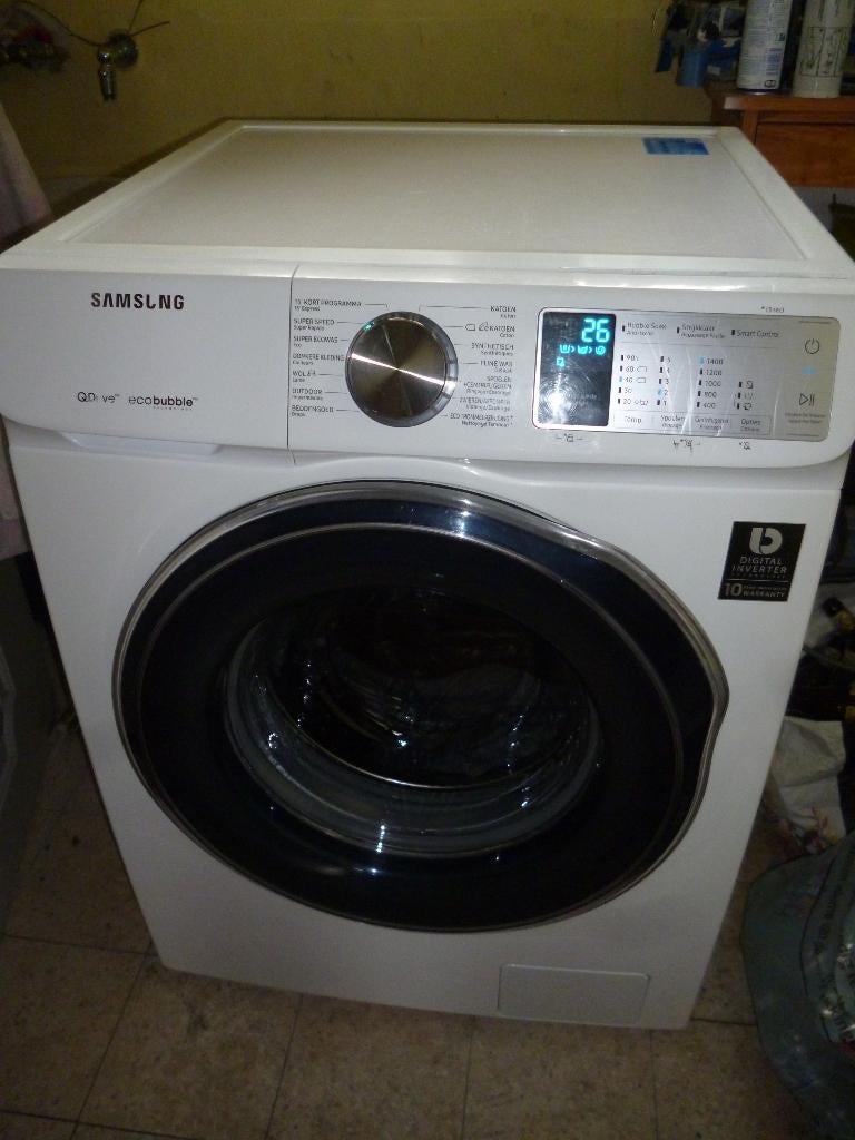Machine a laver SAMSUNG 8KG, Electroménager, Lave-linge, Utilisé, Chargeur frontal, 6 à 8 kg, 1200 à 1600 tours, Classe énergétique A ou plus économe
