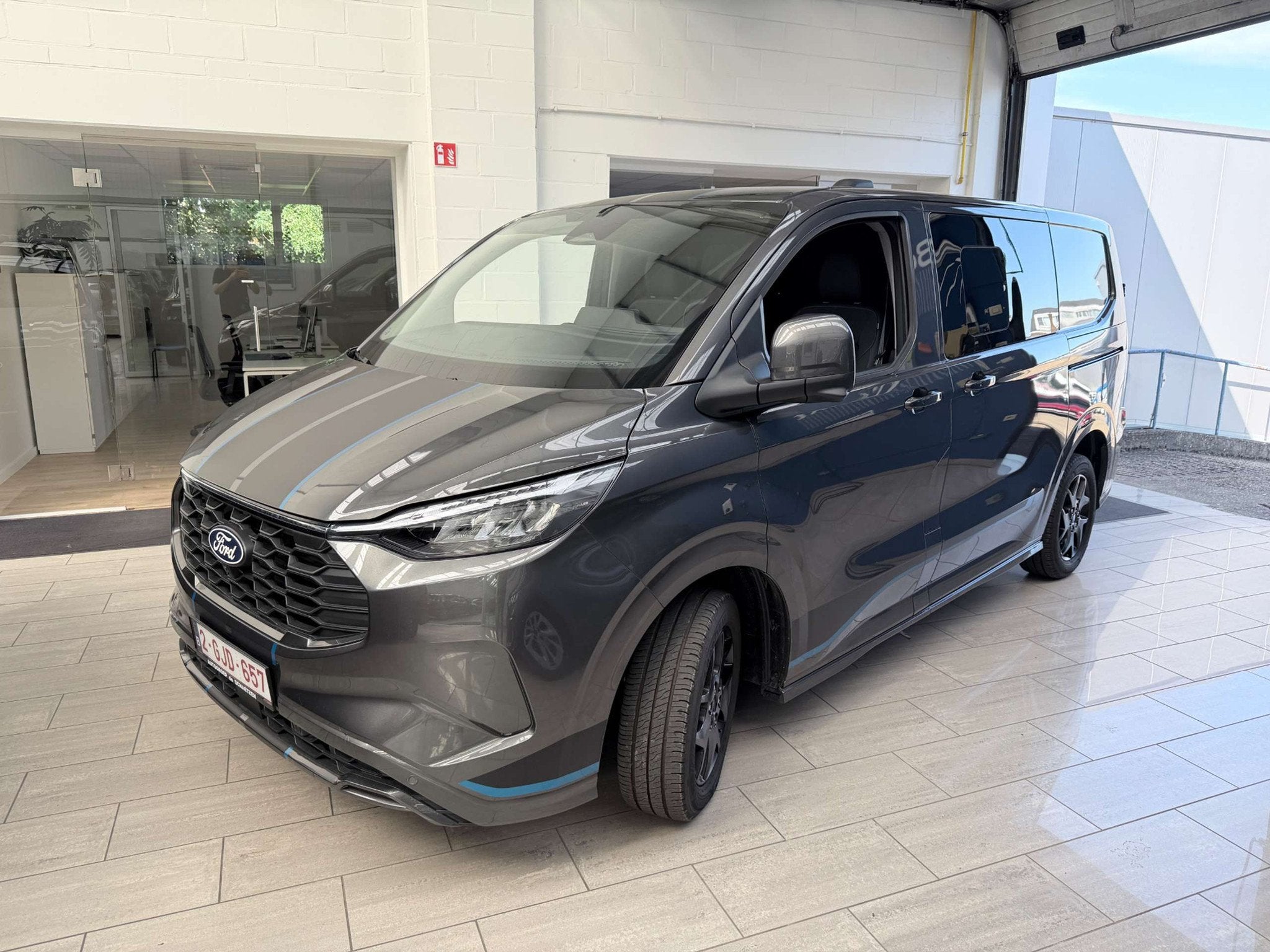 Ford Transit Custom Transit Custom Sport PHEV 2.5 Automaat, Auto's, Ford, Te koop, Transit, 360° camera, ABS, Adaptive Cruise Control