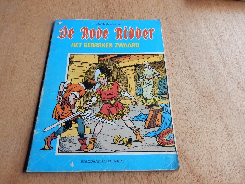 nr.523 - De rode ridder: het gebroken zwaard - 1, Eén stripboek, Ophalen of Verzenden, Gelezen