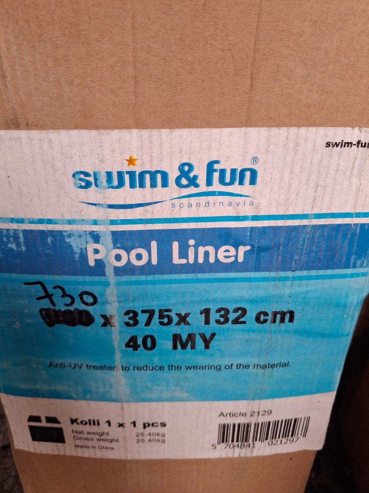 zwembad liner 2stuks, Tuin en Terras, Ophalen, Nieuw