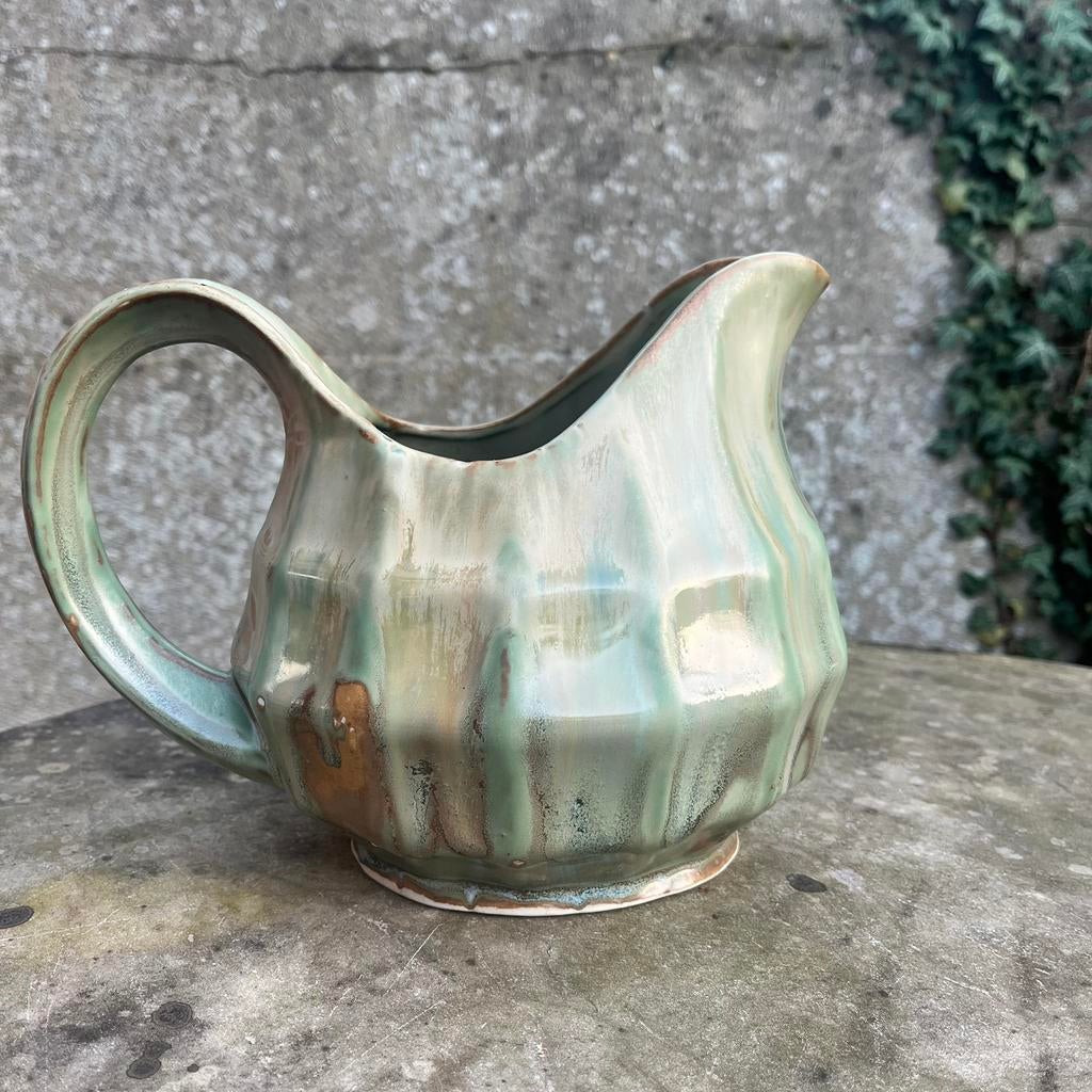 Pichet ou carafe en céramique art déco belle glaçure, Enlèvement ou Envoi