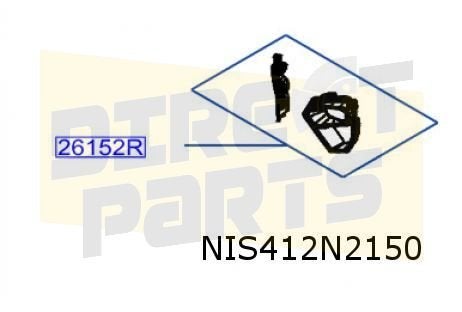 Nissan Townstar (1/22-) (XFK) mistlampsteunset voorbumper Li, -, -, Nieuw, Bumper