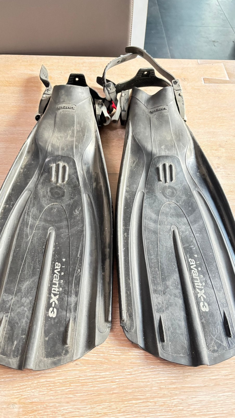 Mares Plana Avanti X-3 duikvinnen – maat Small, Watersport en Boten, Ophalen of Verzenden, Gebruikt, Zwem- of Duikvliezen