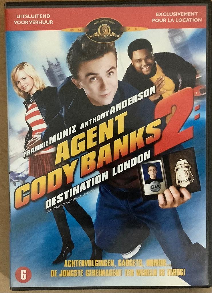 Agent Cody Banks 2: Destination London (2004) Dvd, À partir de 6 ans, Enlèvement ou Envoi, Utilisé, Action