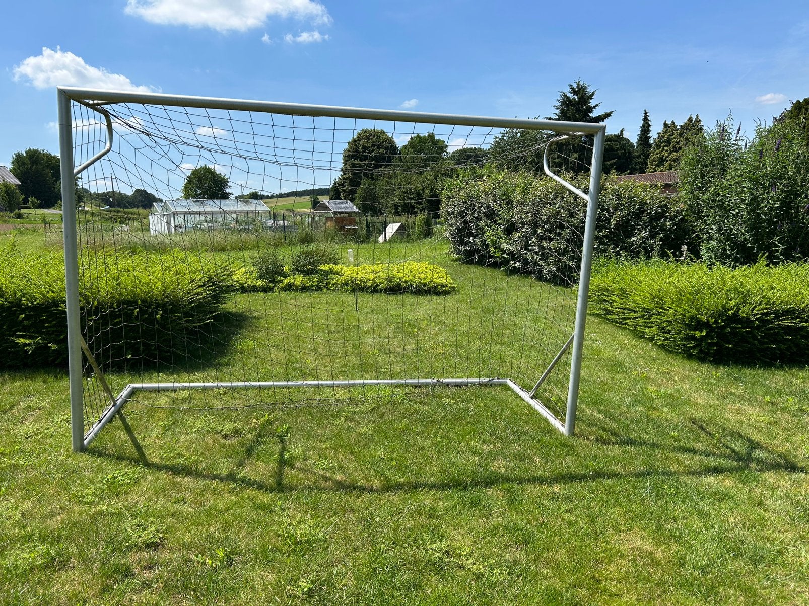 Calzio Champion 300 Aluminium voetbaldoel - 300x200cm, Sport en Fitness, Ophalen, Gebruikt