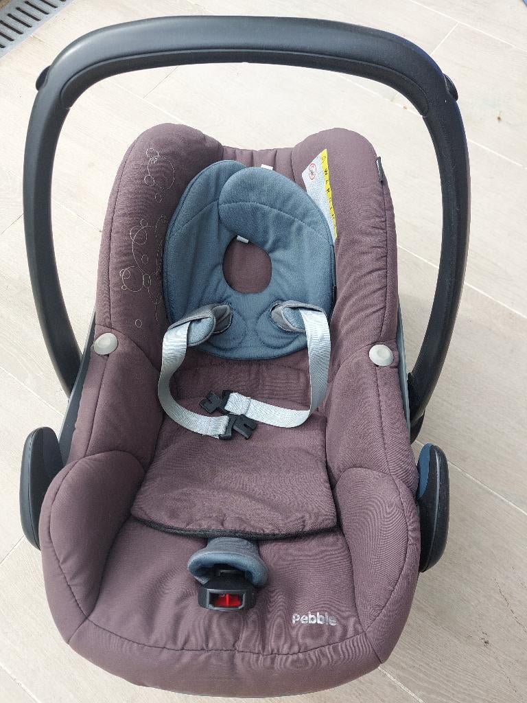 Isofix + Maxi Cosi Pebble, Enfants & Bébés, Enlèvement, Utilisé, 0 à 10 kg, Isofix