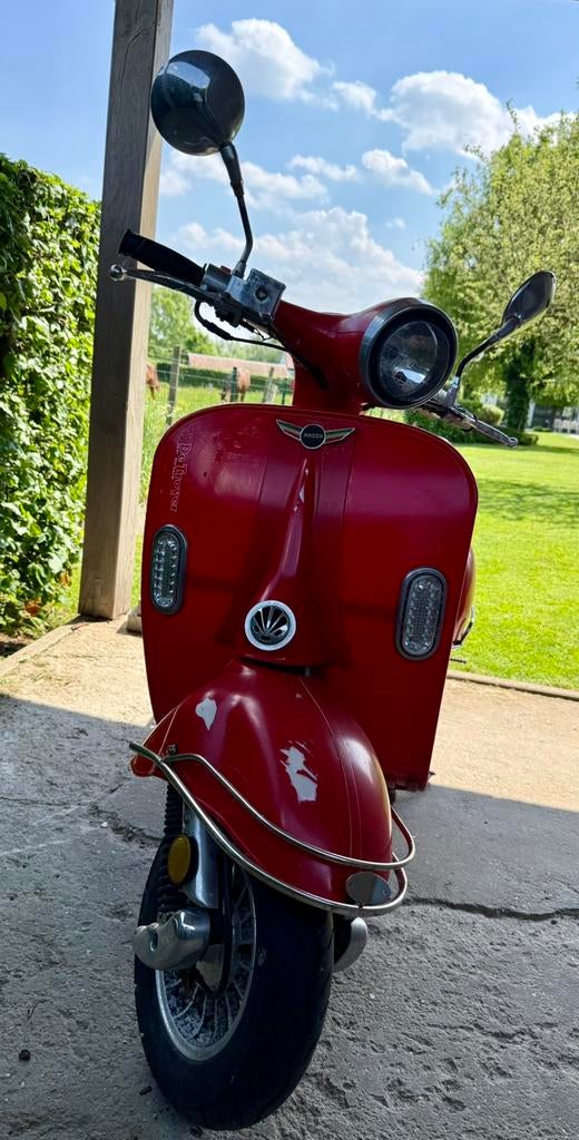 Retro scooter Torino, Fietsen en Brommers, Ophalen, Zo goed als nieuw