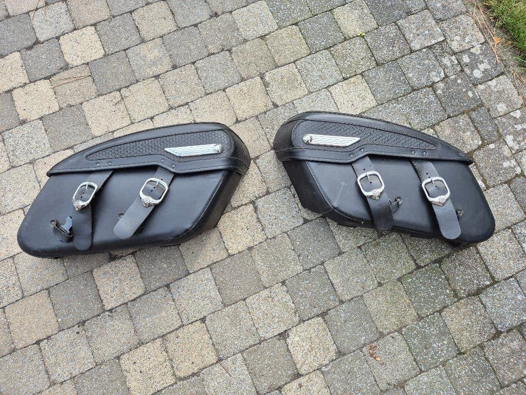 Harley Davidson onderdelen - koffers, Ophalen, Gebruikt