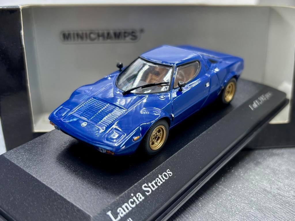 1:43 Lancia stratos 1974, Hobby & Loisirs créatifs, Voitures miniatures | 1:43, Enlèvement ou Envoi, Comme neuf, MiniChamps