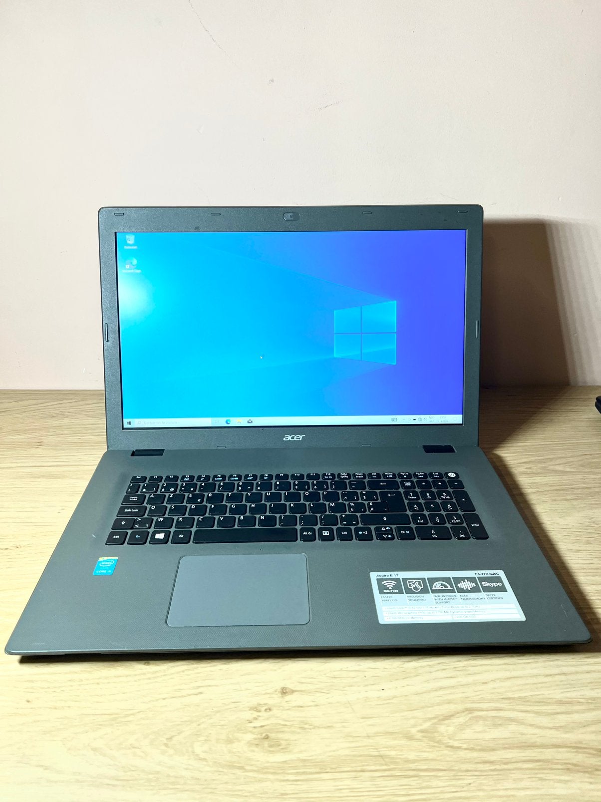 Laptop Acer Aspire i5, Informatique & Logiciels, Ordinateurs portables Windows, Utilisé, 17 pouces ou plus, HDD, 2 à 3 Ghz, 8 GB