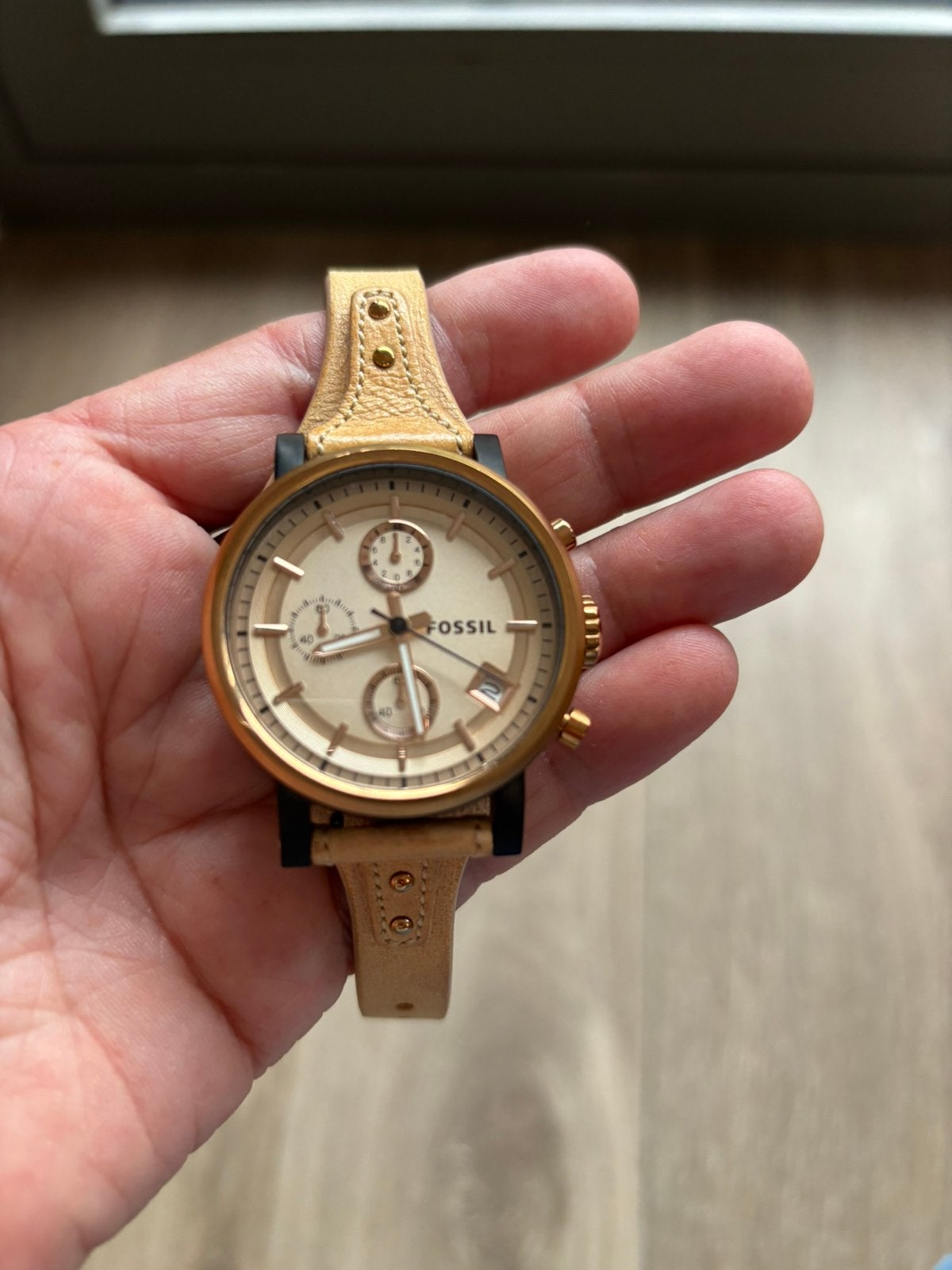 Dameshorloge Fossil, Handtassen en Accessoires, Horloges | Dames, Ophalen, Zo goed als nieuw, Fossil