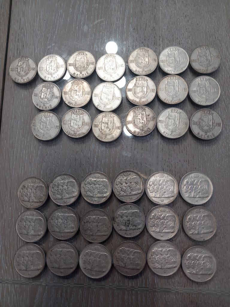 Pièce de 100 francs en Argent., Zilver, Zilver