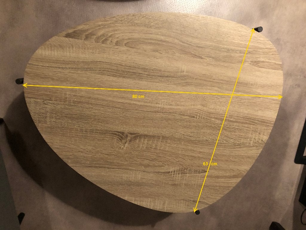 petite table basse de salon, Moins de 50 cm, 50 à 100 cm, Enlèvement, Utilisé