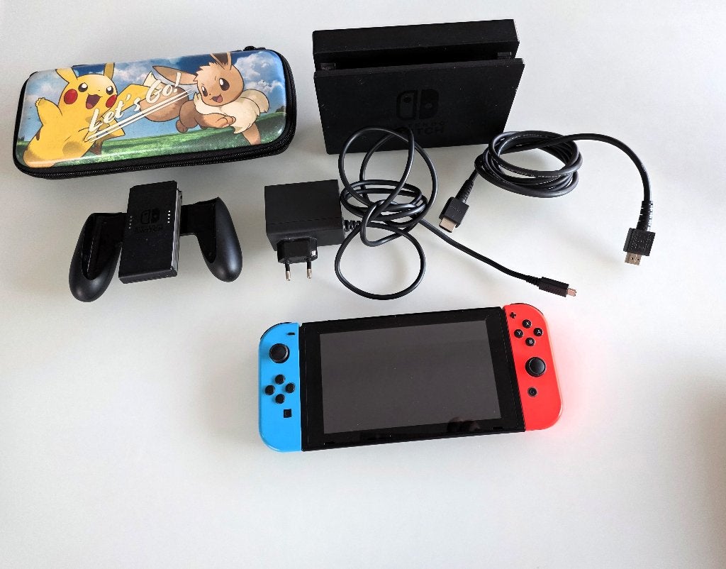 Nintendo Switch console met Super Mario Bros spel,opbergtas, Consoles de jeu & Jeux vidéo, Enlèvement ou Envoi